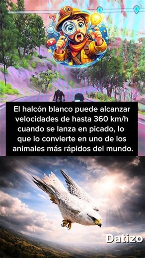 El halcón más rápido del mundo #datoscuriosos