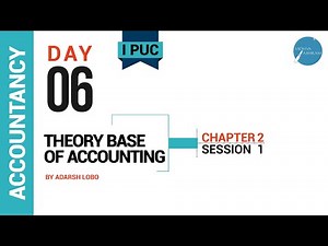 DAY 06 | ACCOUNTANCY | I PUC | THEORY BASE OF ACCOUNTING | L1