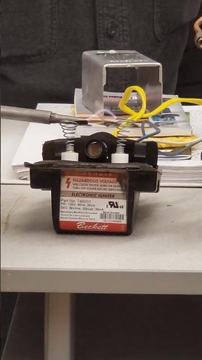Testing the Ignition Transformer From a Furnace Burner