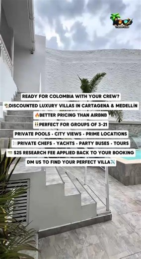 Planning a Colombia getaway with your crew? 🇨🇴🔥