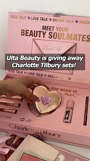 23 reactions · 15 comments | Ulta Beauty is sending out Charlotte Tilbury sets! �Their goals is to promote the brand amongst women over 50 �Apply now by answering 4 short questions and set up your delivery!  | Beauty Tips Today | Facebook