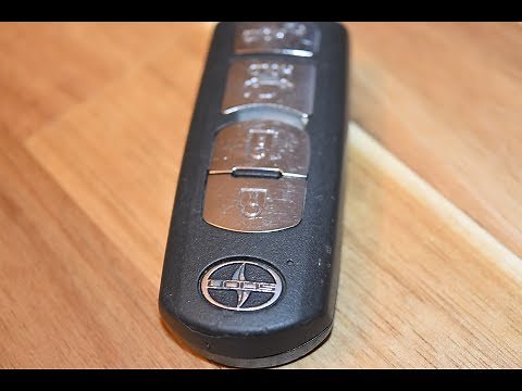 DIY - How to replace remote fob battery in Scion iA