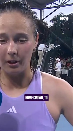 First home win as an Australian 🥹🫶 Daria Kasatkina defeated Sakkari 7-6(2), 6-4 on a special day in Adelaide ✨ #AdelaideInternational | WTA
