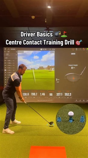 How do you unlock effortless distance without swinging any faster? 💥 Simple…hit the middle of the face. Miss the centre and you instantly lose ball speed, launch, and yardage 😵‍💫 Here’s an easy go to drill to groove it 👇 🎯 The centre-strike tee gate Set up two tees: 🔹 One just outside the toe 🔹 One just inside the heel (slightly lower) Feedback is instant: ✅ clip the heel side tee → strike was out on the toe ✅ clip the toe side tee → strike was out on the heel 😮‍💨 miss both → centre str