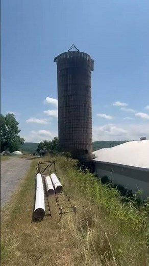 Silo Demolition Perfect Fall