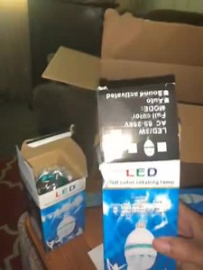 Watch LED full color rotating lamps on Amazon Live