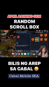 28K views · 118 reactions | Easy 7K Php Grabe naman to! 﫰凉 #RandomScrollBox #cabalinfinitecombosea #CabalMobileSea #CabalMSea #CabalMobile #MobileGame #CABAL #MMORPG | ZLadyAnn | Facebook