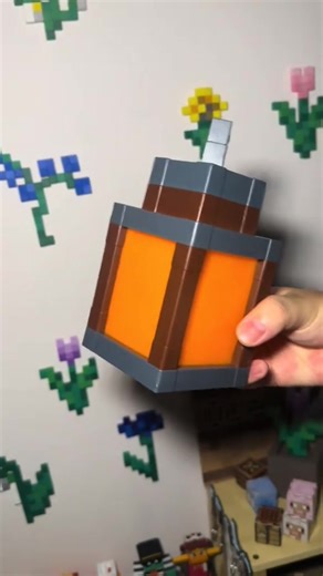 I fallen in love with this lantern 🥰🥰#minecraft #lanterns #nightlights #home
