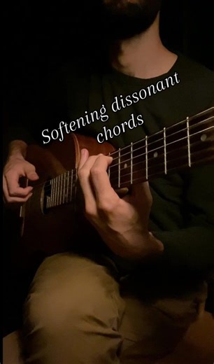 Softening dissonant chords Exploring the aggressive and subtle sides of the dark sounding chords. Calming the rhythm and softening the touch can help soothe the tension of dissonances. I think it i can be the same in life with softness and a slow rhythm to neutralize and balance out the uncomfortable. #guitaretude #dissonance #guitarexercise #nylonstrings #acoustic #relax #rafaelaugustomusic #violaoclassico #guitarrista #aprendaviolao #violaoiniciante #guitars #classicalguitar #acousticguitar