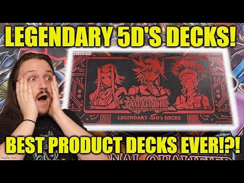 BEST STRUCTURE DECKS OF ALL TIME! YU-GI-OH! LEGENDARY 5D'S DECKS OPENING!!!