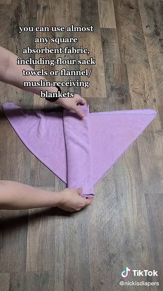 How to Fold Flat Cloth Diapers Easily | Cloth Diapering Tips