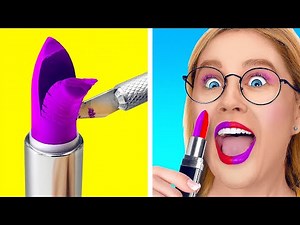 MAKEUP HACKS TO LOOK STUNNING! || Beauty Hacks For Girls by 123 Go! GOLD