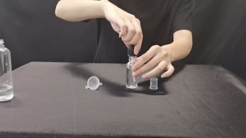 LISAPACK 1oz Small Plastic Spray Bottle (12 Pack) Empty Mini Fine Mist Travel Size Atomizer, Tiny Sprayer for Little Perfume, Water, Cologne, Alcohol, Samples (Clear, 30ml)