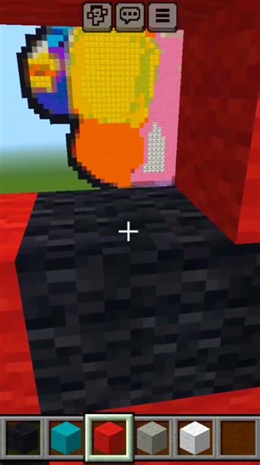 spiderman blocks painting #minecraft #youtubeshort #spiderman