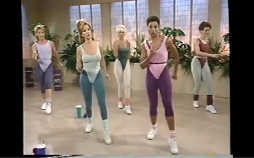 90年代Kathie Lee's Feel Fit and Fabulous Workout 无跳跃低冲击有氧和塑型