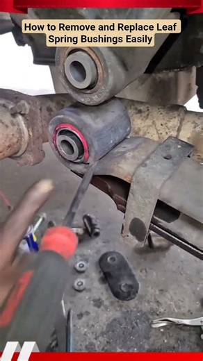 How to Remove and Replace Leaf Spring Bushings Easily #shortvideo #mechanic