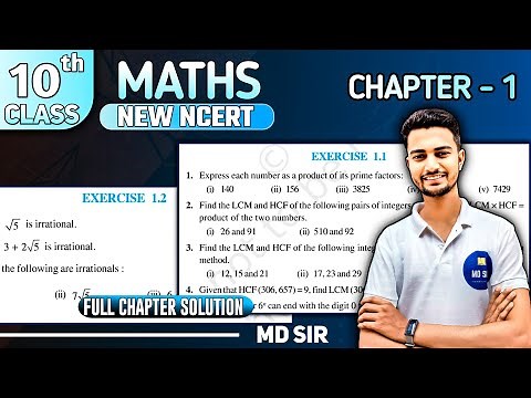 Class 10 Maths Chapter 1: FULL CHAPTER | Real Numbers | MD Sir
