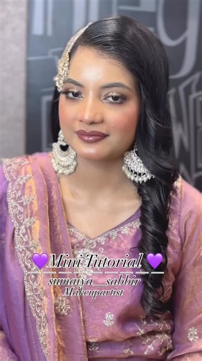 Sumaiya Sabbir on Instagram: "✨💜MakeupTutorial 💜✨ Follow for more @sumaiya__sabbir ✨Booking Open✨ DM for queries💌📌 . Makeup, artist, makeup tutorial, bridesmaids, Instagram, instareach, instabride . . . . . #reels #makeuptutorial #trending #fypppppppppppppppppppppppppppppppppppppppppppppppppppppppppppppppppppppp #viralreels"