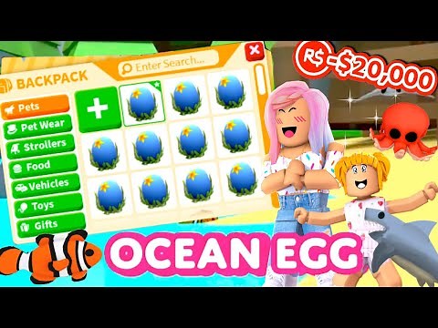 Adopt Me Ocean Egg Hatching - Legendary Pet Competition Goldie Vs. Titi
