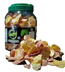 Nezka Purple Taro Chips - Cuban Delicious Crunchy Snacks and Side Dish - 16 Oz