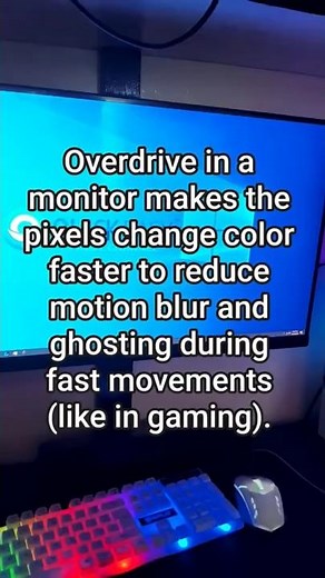 How to enable Overdrive in Asus monitor?