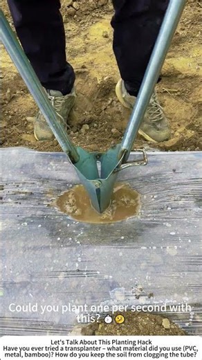 Fast Chili Planting with a Hand Transplanter – Speed, Precision, No Bending 🌶️