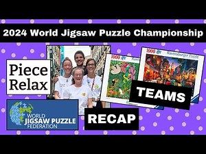 TEAMS Speed Puzzling Competition - 2024 World Jigsaw Puzzle Championship #puzzle #jigsawpuzzle