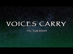 'Til Tuesday - Voices Carry (Lyrics)