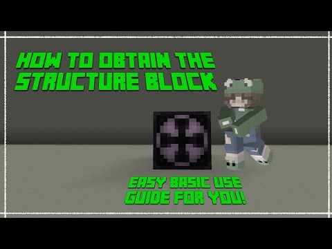 Getting And Using Structure Blocks!