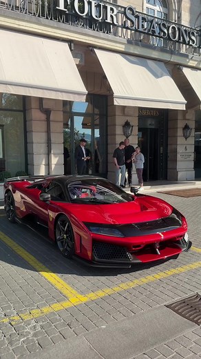New Ferrari F80 Spotted in Geneva, Switzerland
