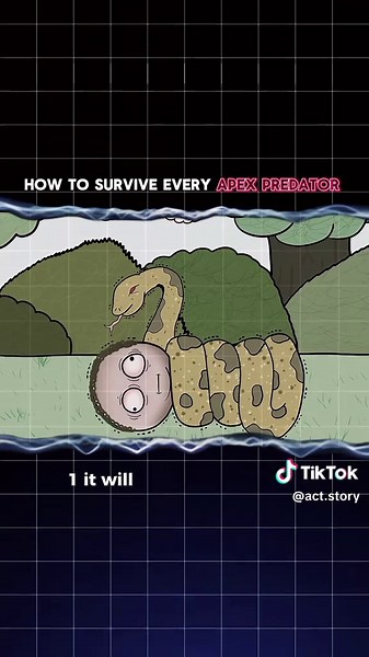 part 3/// How to Survive Every Apex Predator...(Snake 🐍🐍) #survivaltips #survive #apex #apexpredator #knowledge #leanontiktok #snake#snakes
