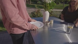 BLUE SKY OUTDOOR LIVING Aluminum Slate Gray 30 in. x 25.25 in. 37.25 in. 2-Door Outdoor Kitchen Cabinet with 1-Drawer OKC3024GDR1DG