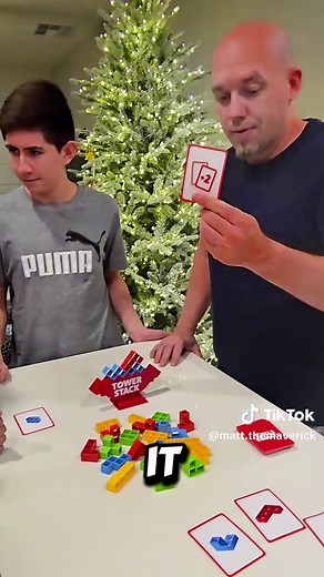 This Tower Stack game just made stacking blocks the most intense showdown ever 😭🟢🔴 Take turns adding colorful blocks to the wobbling tower — one wrong move and it crashes! Perfect 2-player chaos for family nights, ages 8 Comment “STACK” if your game night needs this adrenaline rush right now 👇 #tiktokshopholidayhaul #towerstack #stackinggame #gamenight #familyfun