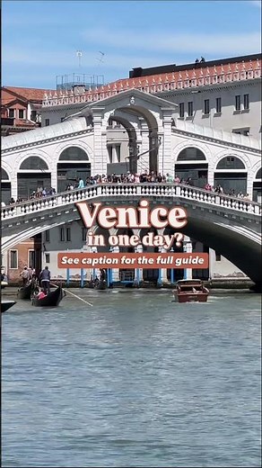 The Perfect One-Day Venice Route for First-Timers
