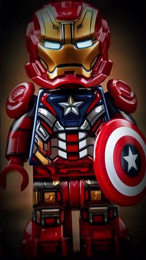 Ai Fusions of Marvel and DC Characters | Ironman + Captain America