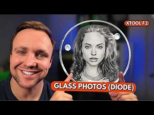 Turn Your Photos into Glass Engravings | xTool F2 Workflow