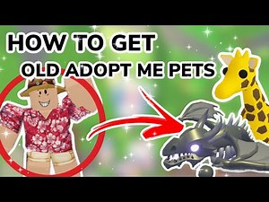 HOW TO GET THE OLD ADOPT ME PETS | ADOPT ME ROBLOX