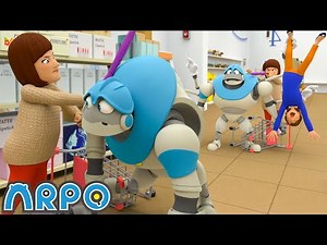 Arpo Gets ATTACKED By Shoppers | ARPO Kids Cartoons | Full Episode Compilation | Videos for Kids!