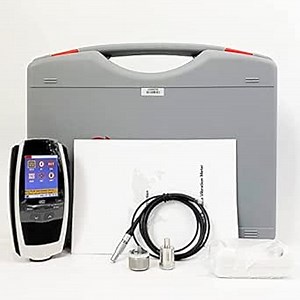 Vibrometer Vibration Meter Gauge Vibrator Vibrate Testing Instrument with LED Backlight Automatic Storage Metric and Imperial Measurement Units for Field Mechanical Vibration Measurement
