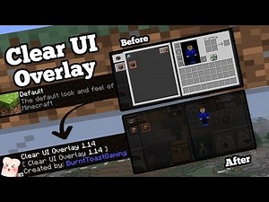 Clear UI Overlay Resource Pack [1.8 - 1.19] + 1.21.10