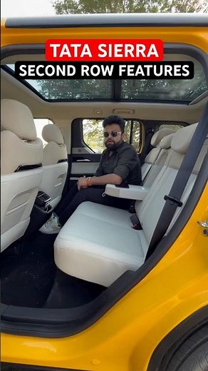 Second Row Features of TATA SIERRA