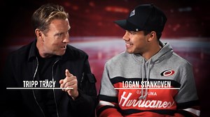 Logan Stankoven, You Legend! 🎥 Stanky sat down with Tripp Tracy to revisit some of his best moments with the Carolina Hurricanes. | FanDuel Sports Network South
