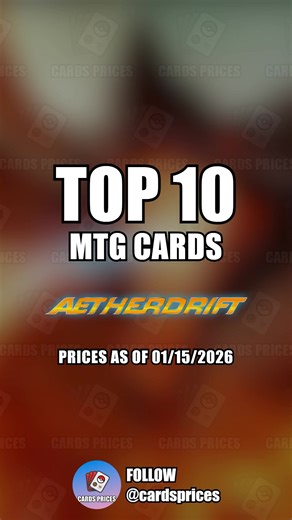 Top 10 Aetherdrift MTG cards #tcg #pokemon #op #mtg #lorcana #shorts