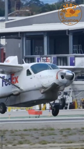 FedEx Cessna 208 Landing AT ONT, Ontario Int’l Airport | #aviation #airplane #planespotting