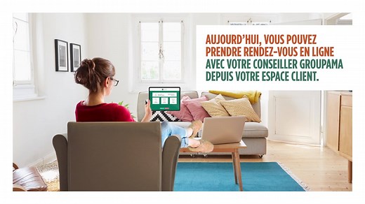 Prenez rdv avec votre conseiller directement depuis votre espace client ou via l’application mobile Groupama ! 😉 | Groupama