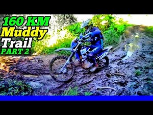 YAMAHA XTZ 125 in Mud trail | 160 km trail ride