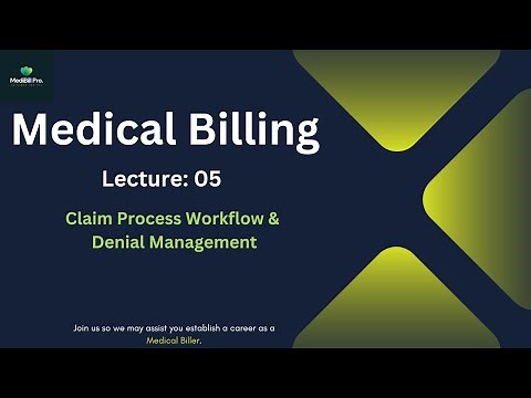 Medical Billing and Coding Basic Course 2023 | Lecture 05 | Denial Management | Claim Processings
