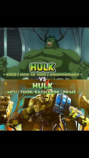 Hulk 2009 vs Hulk MCU | #edit #vs #shorts #marvel #animation #Hulk2017 #hulk2009 #fyp #4k #1v1