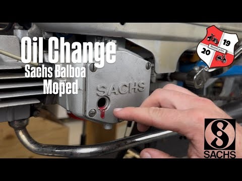 How To Change The Oil On A 1977 Sachs Balboa Moped 505/1A