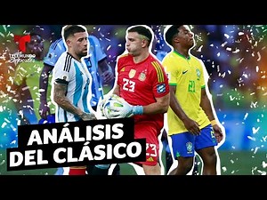 Argentina vs. Brasil con Luis Omar Tapia y Diego Balado | Telemundo Deportes
